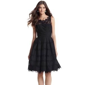 White House Black Market Illusion Dress Size 10